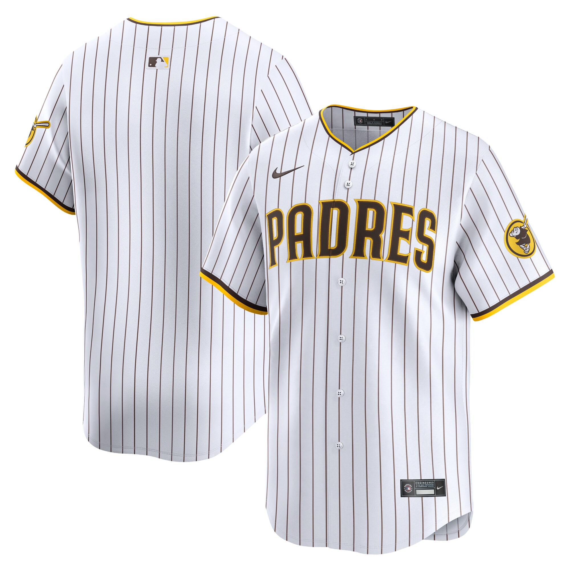 San Diego Padres Youth Home Limited Baseball Jersey - White