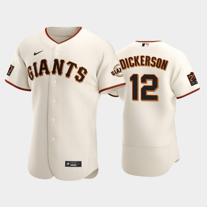 San Francisco Giants 12 Alex Dickerson Cream Home Baseball Jersey Baseball Jersey 