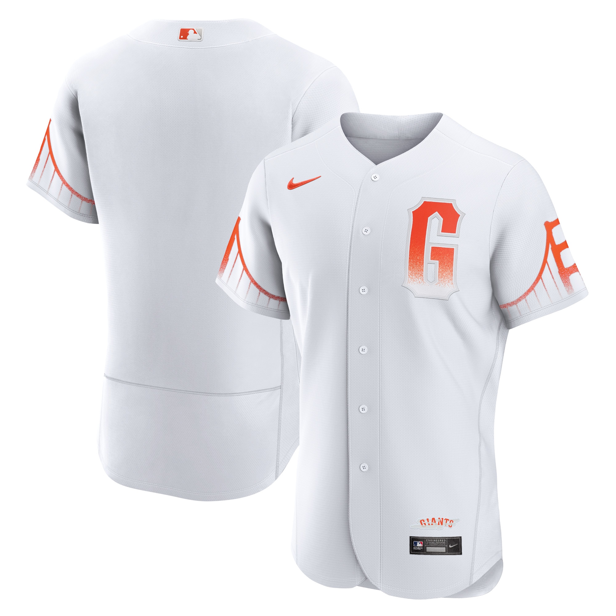 San Francisco Giants 2021 City Connect Authentic Baseball Jersey - White