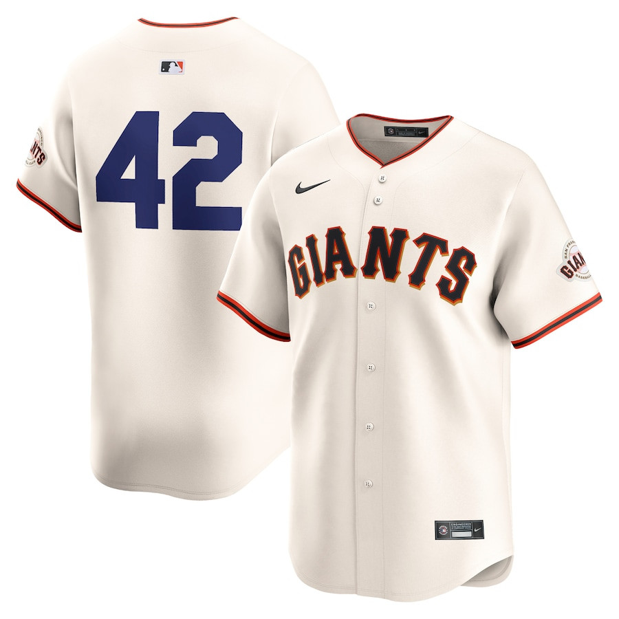 San Francisco Giants 2024 Jackie Robinson Day Home Men Limited Baseball Jersey - Cream 