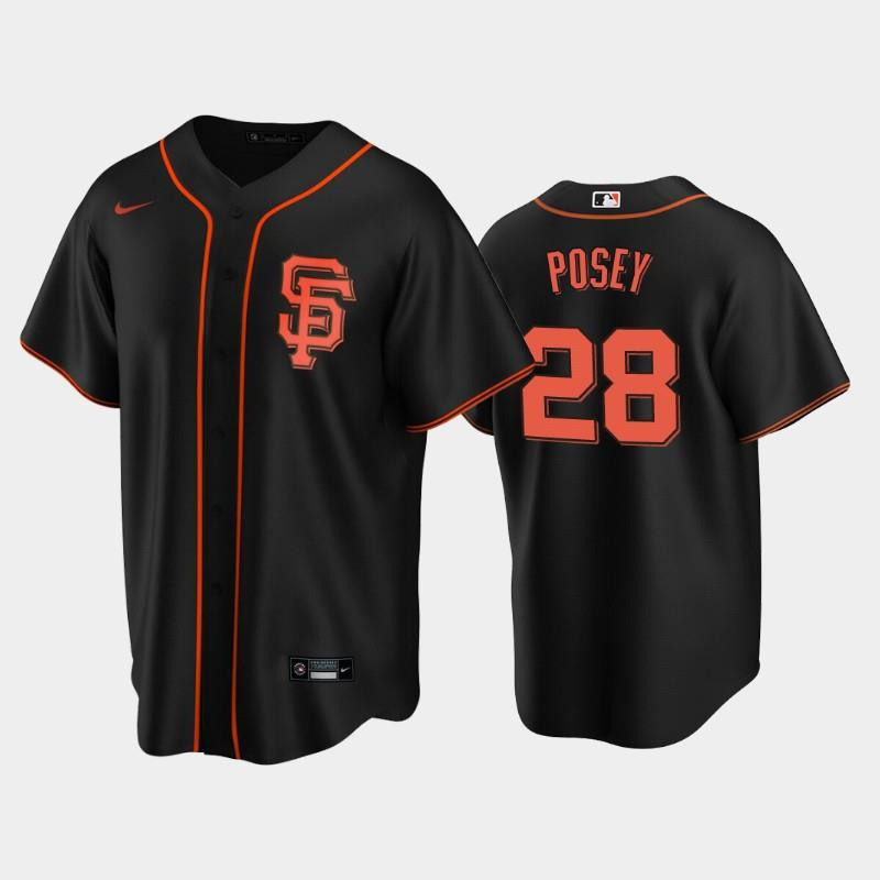 San Francisco Giants Black Alternate 28 Buster Posey Baseball Jersey Baseball Jersey 