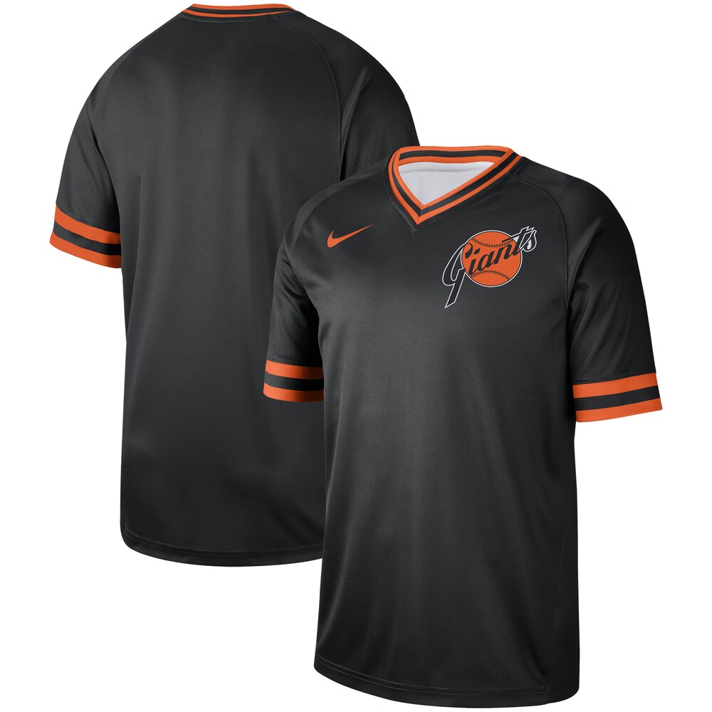 San Francisco Giants Cooperstown Collection Legend V-neck Baseball Jersey - Black