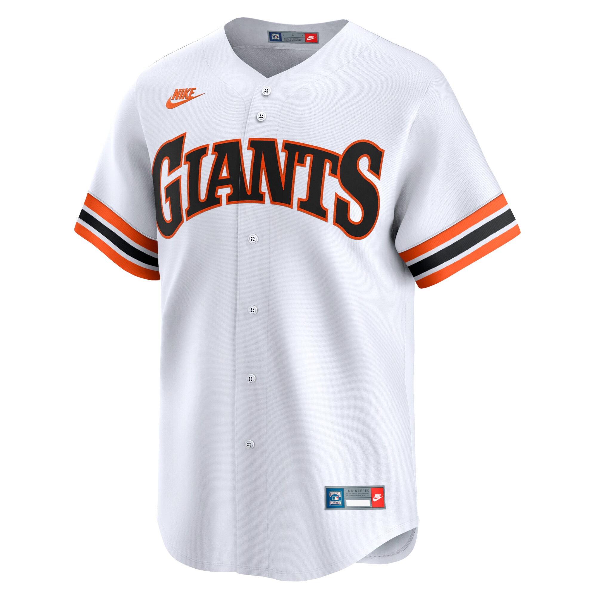 Alternative view of San Francisco Giants Cooperstown Collection Limited Baseball Jersey - White