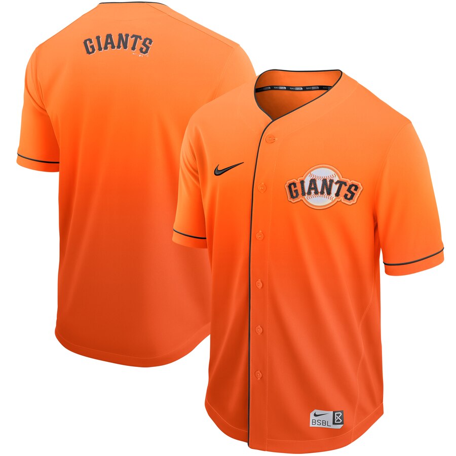 San Francisco Giants Fade Baseball Jersey – Orange