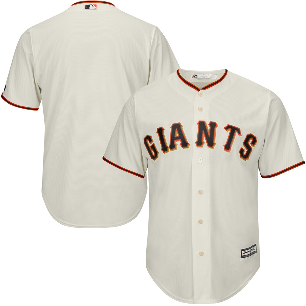 San Francisco Giants Majestic Big & Tall Cool Base Team Jersey - Cream