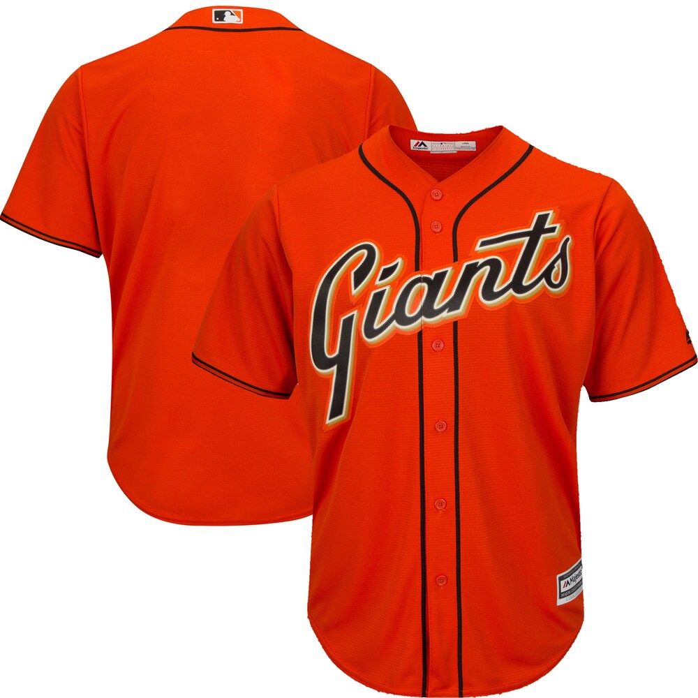 San Francisco Giants Majestic Official Cool Base Baseball Jersey - Orange
