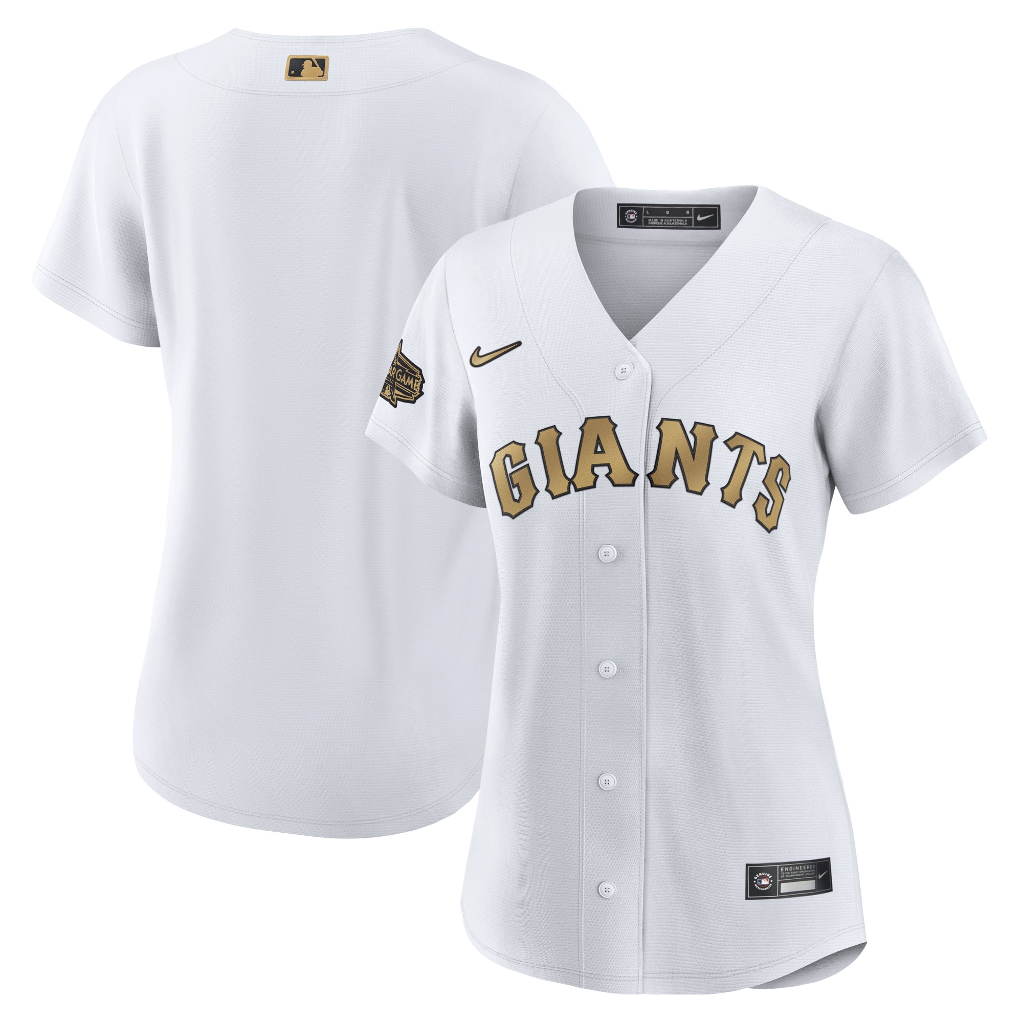 San Francisco Giants Women's 2022 Mlb All-star Game Replica Blank Baseball Jersey - White
