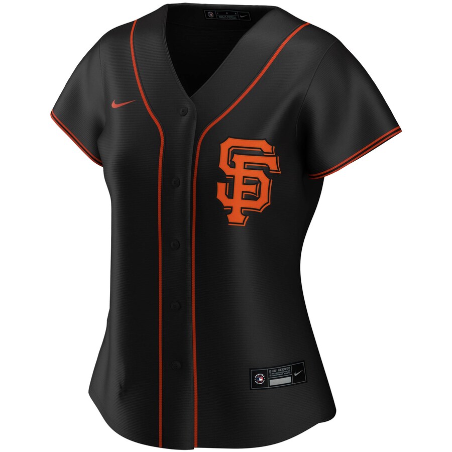 Alternative view of San Francisco Giants Women's Alternate 2020 Replica Team Baseball Jersey ÃƒÂ¢Ã¢â€šÂ¬Ã¢â‚¬Å“ Black