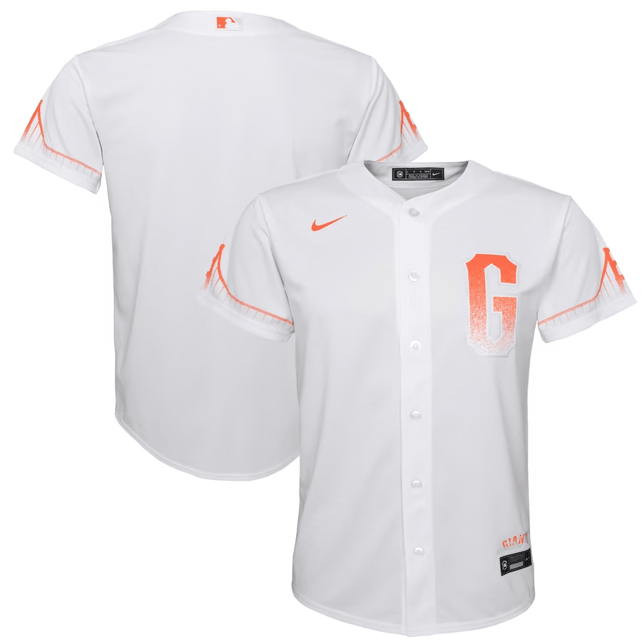 San Francisco Giants Youth City Connect Baseball Jersey - White 