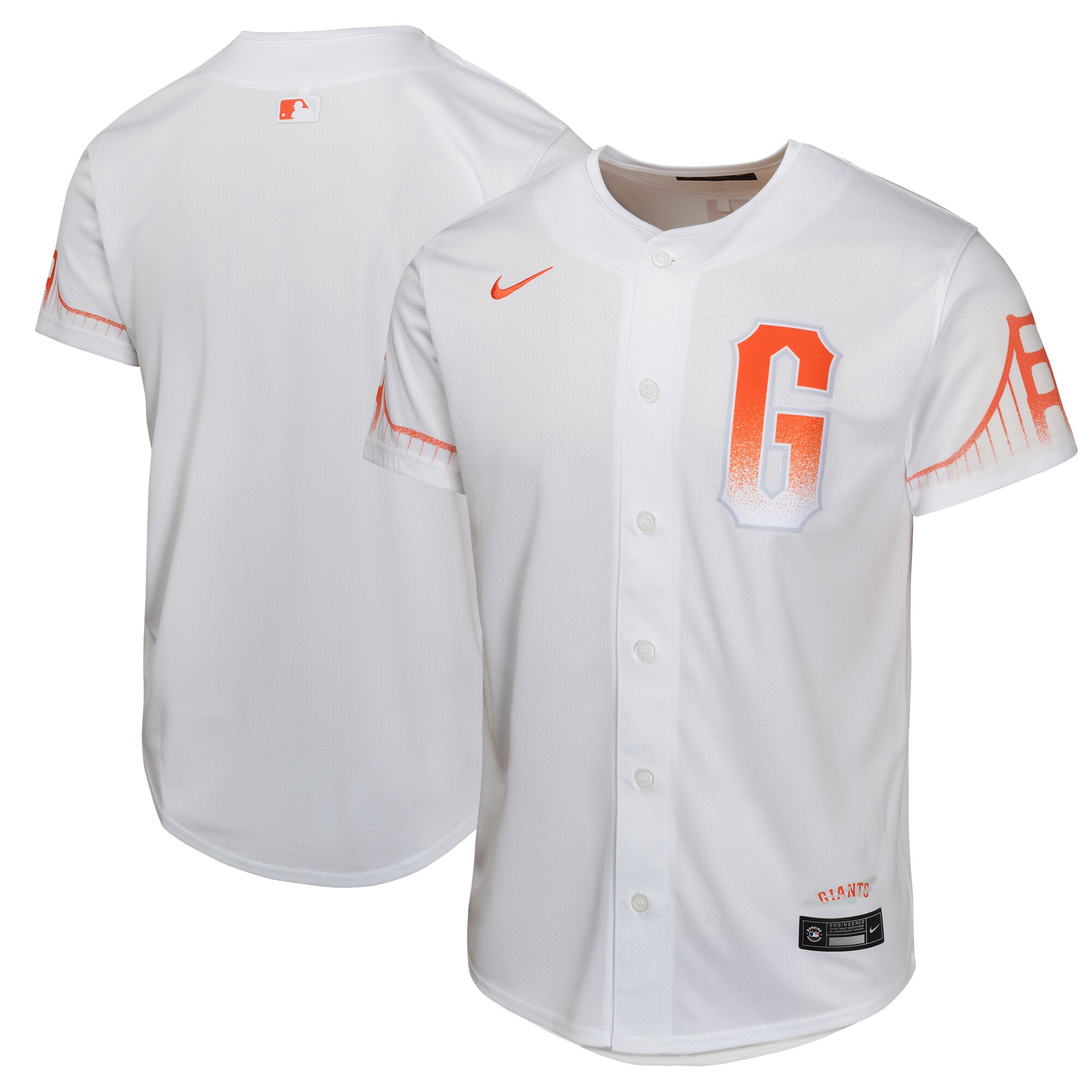 San Francisco Giants Youth City Connect Limited Baseball Jersey - White