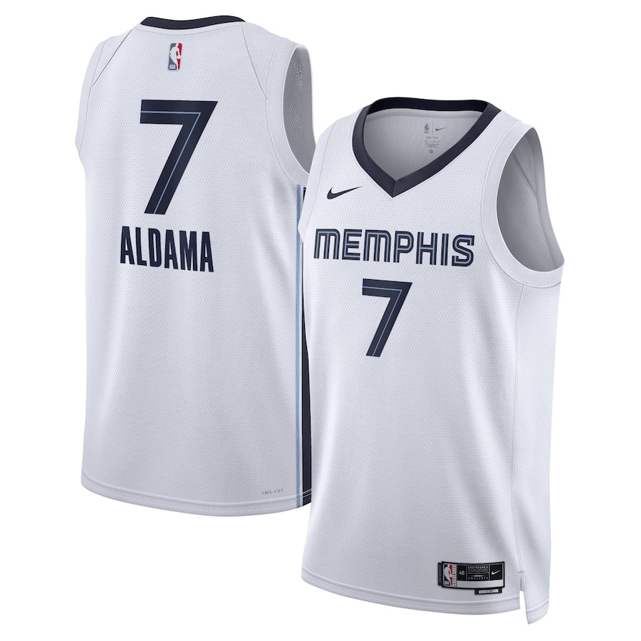Santi Aldama 7 Memphis Grizzlies Unisex Swingman Basketball Jersey - Association Edition - White - JS726 
