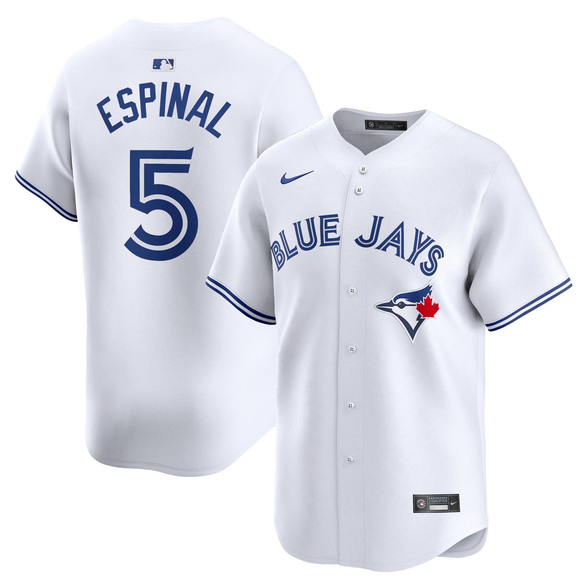 Santiago Espinal Toronto Blue Jays Home Limited Player Baseball Jersey - White