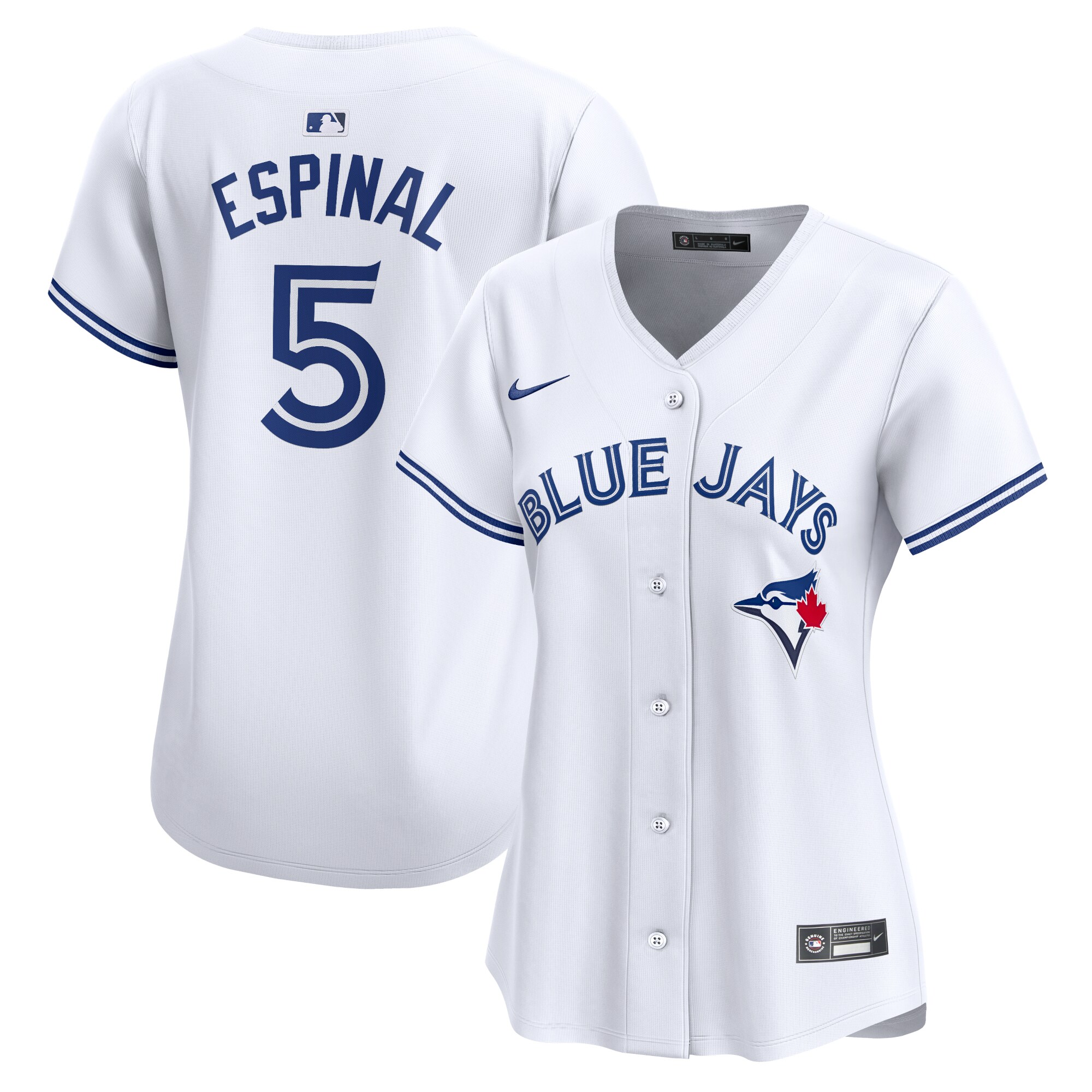 Santiago Espinal Toronto Blue Jays Women's Home Limited Player Baseball Jersey - White