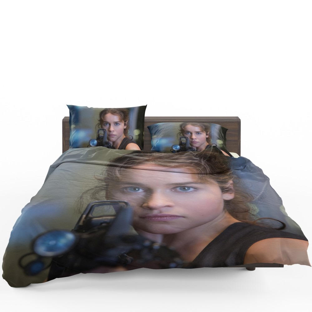 Sarah Connor Emilia Clarke In Terminator Genisys Movie Bedding Set - Custom Bedding Set