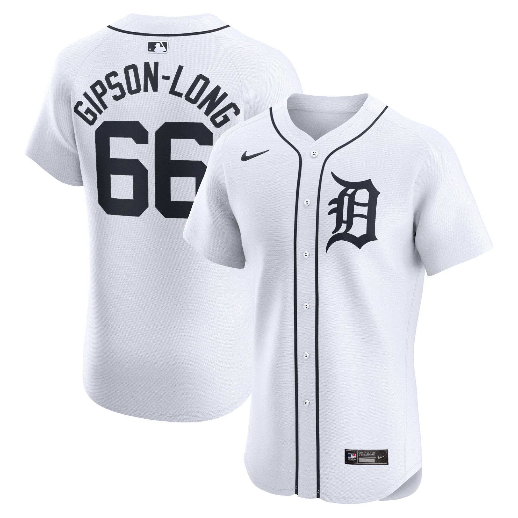 Sawyer Gipson-long Detroit Tigers Home Elite Player Jersey - White