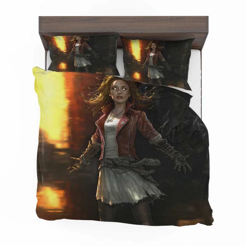 Alternative view of Scarlet Witch In Avengers Age Of Ultron Movie Bedding Set - Custom Bedding Set