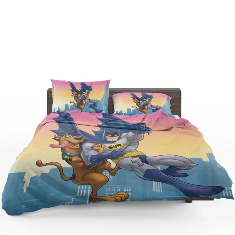 Scooby-Doo & Batman The Brave And The Bold Movie Bedding Set - Custom Bedding Set