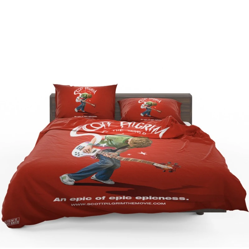 Scott Pilgrim Vs The World Movie Michael Cera Bedding Set - Custom Bedding Set