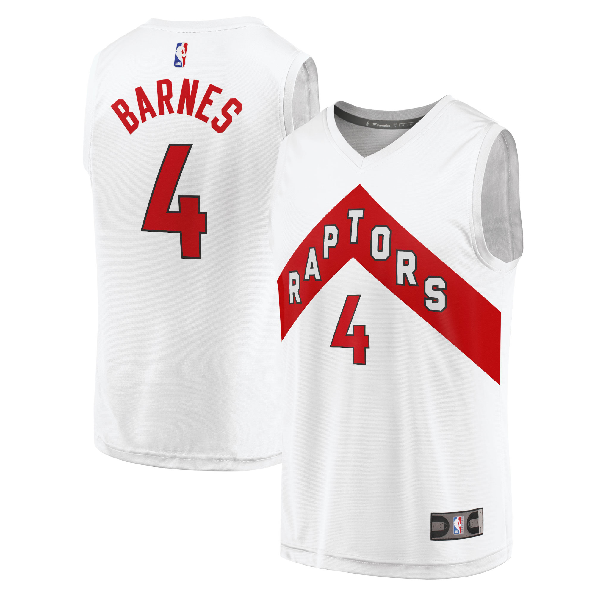 Scottie Barnes Toronto Raptors Fanatics Youth Fast Break Player Basketball Jersey White - Association Edition