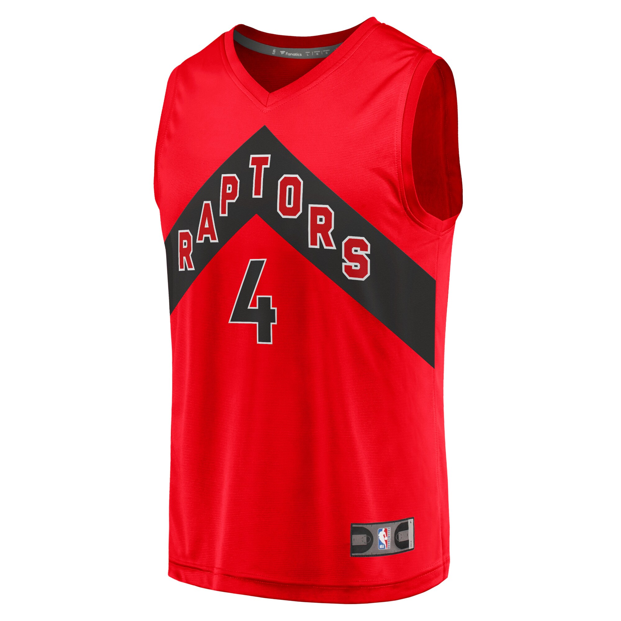 Alternative view of Scottie Barnes Toronto Raptors Fanatics Youth Fast Break Replica Basketball Jersey - Icon Edition - Red