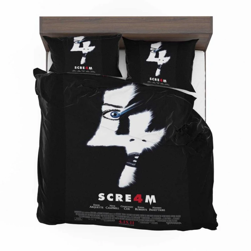 Alternative view of Scream 4 Movie Bedding Set - Custom Bedding Set