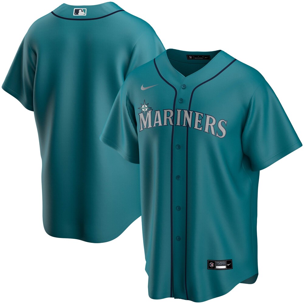 Seattle Mariners Alternate 2020 Team Baseball Jersey - Aqua
