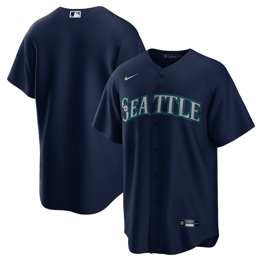 Seattle Mariners Alternate Men Baseball Jersey - Navy 