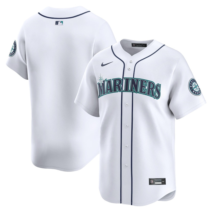 Seattle Mariners Home Limited YOUTH Baseball Jersey - White 