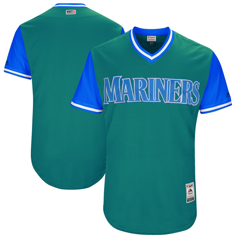 Seattle Mariners Majestic 2017 Players Weekend Team Baseball Jersey - Aqua