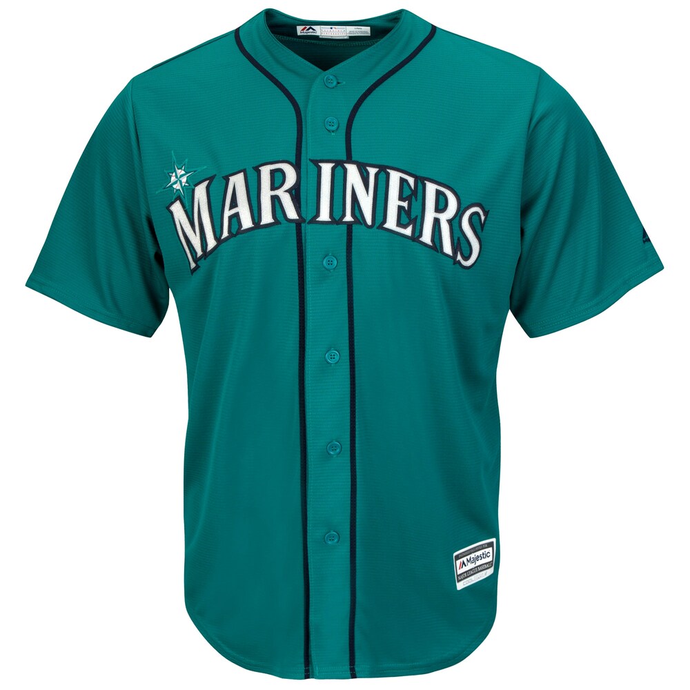 Seattle Mariners Majestic Cool Base Baseball Jersey - Northwest Green