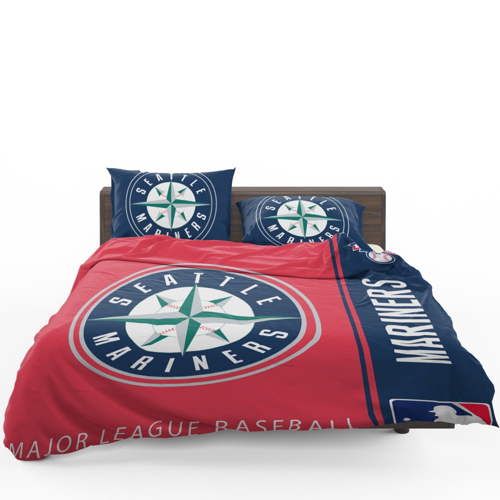 Seattle Mariners MLB Baseball American League Bedding Set - Custom Bedding Set