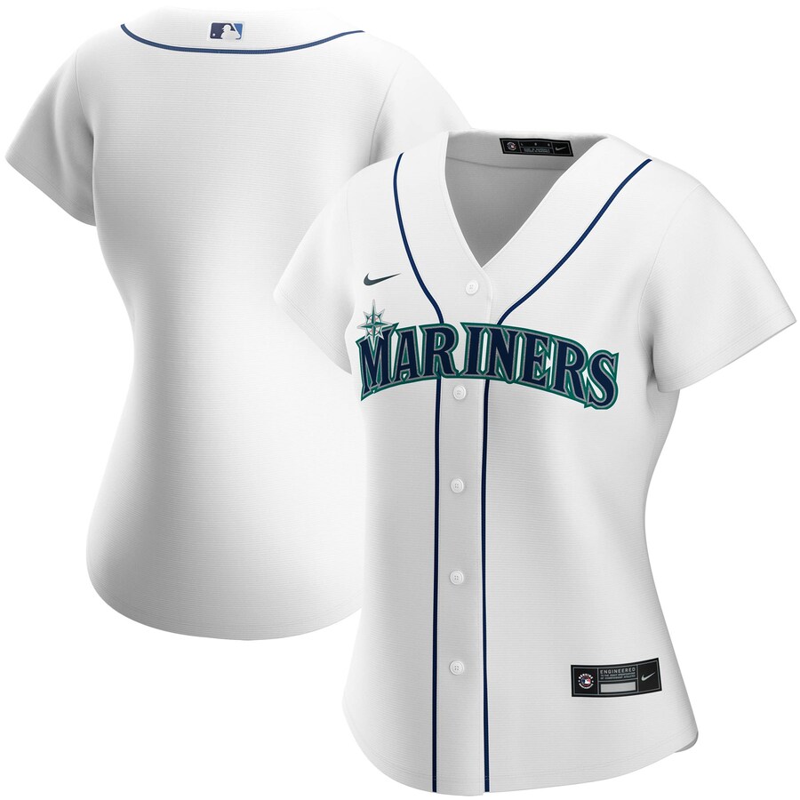 Seattle Mariners Women's Home 2020 Replica Team Baseball Jersey ÃƒÂ¢Ã¢â€šÂ¬Ã¢â‚¬Å“ White
