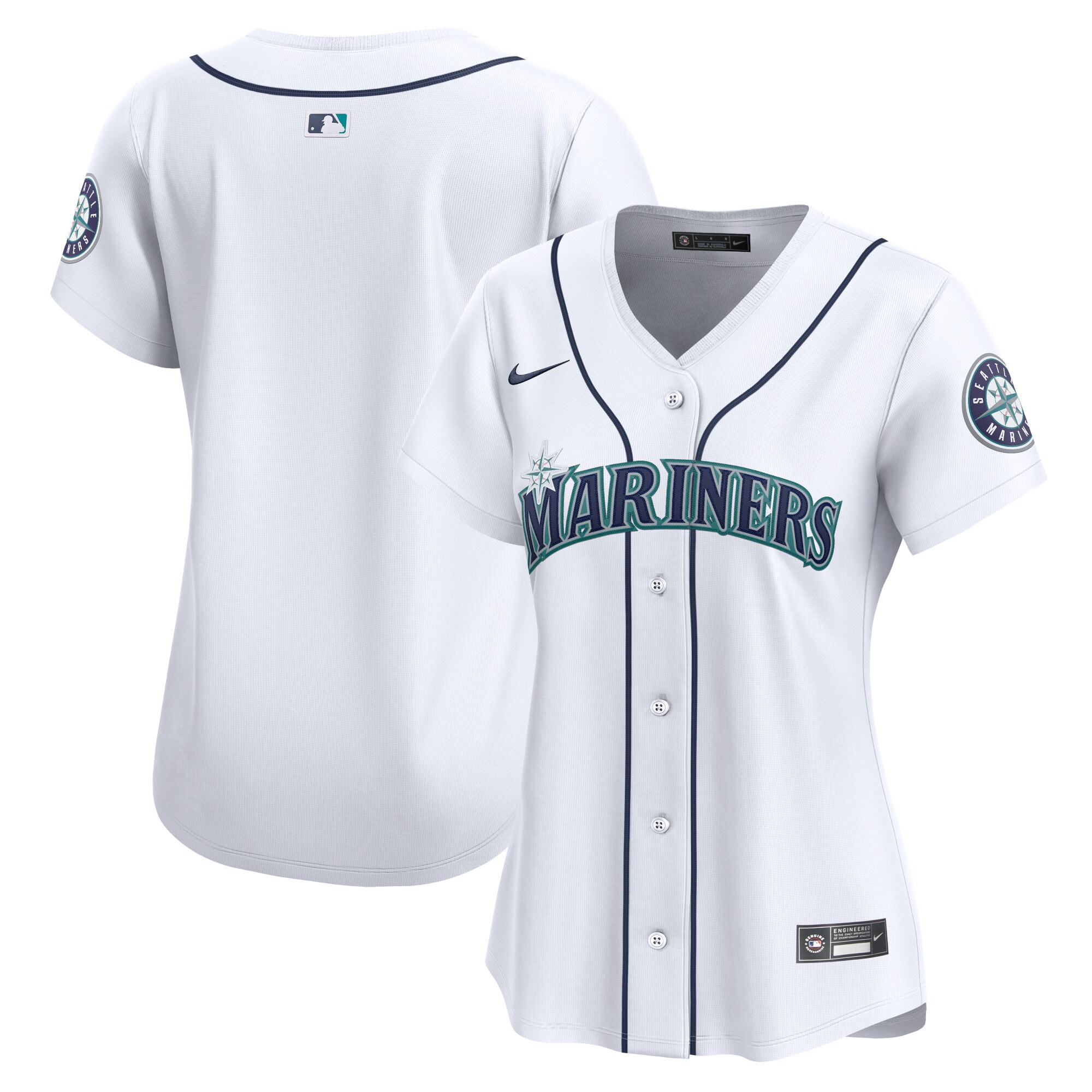 Seattle Mariners Women's Home Limited Baseball Jersey - White