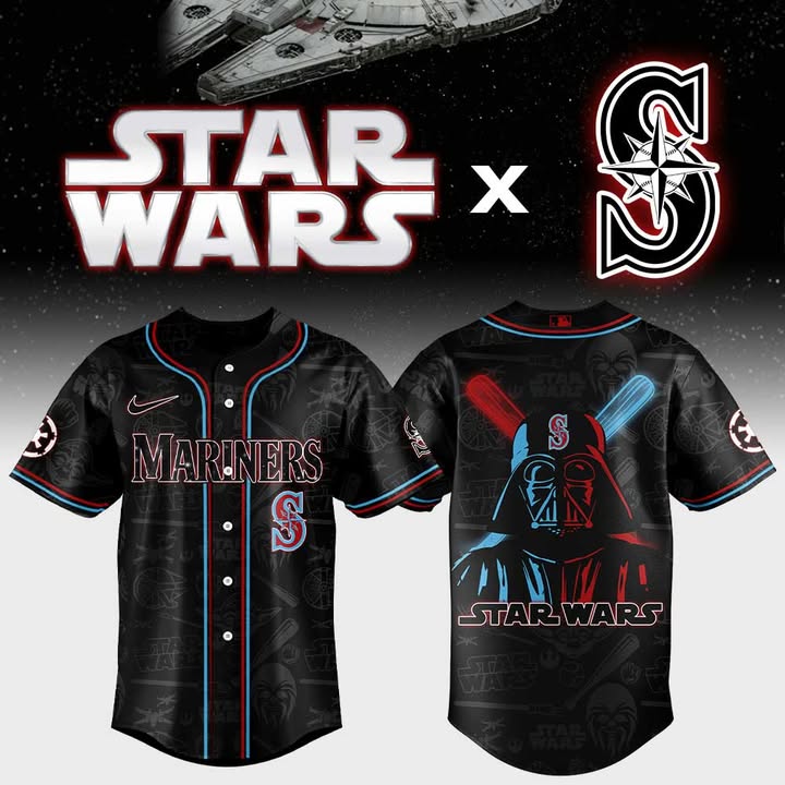 Seattle Mariners X Star Wars Custom Baseball Jersey Mlb