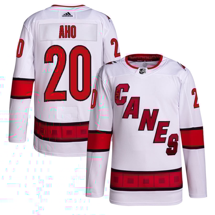 Sebastian Aho 20 Carolina Hurricanes Away Primegreen Hockey Jersey - Men, White - JS877 