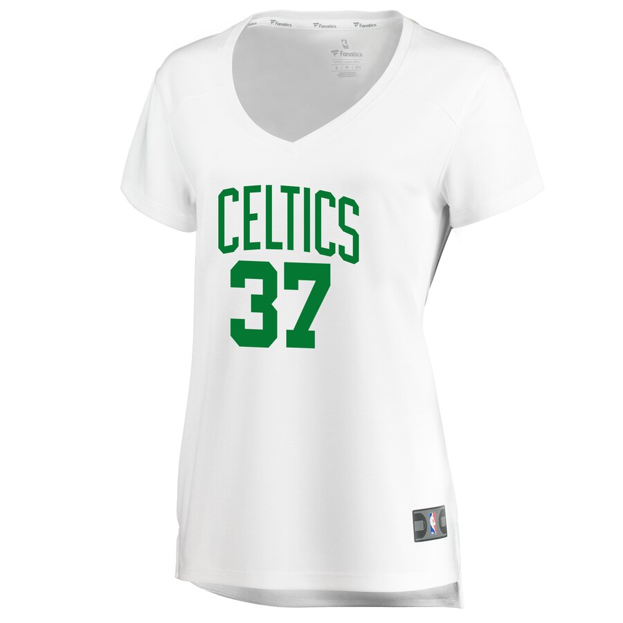 Alternative view of Semi Ojeleye Boston Celtics Fanatics Branded Women's Fast Break Player Basketball Jersey - Association Edition - White