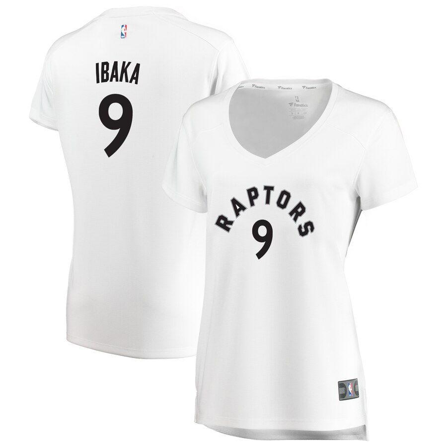 Serge Ibaka Toronto Raptors Fanatics Branded Women's Fast Break Replica Basketball Jersey - Association Edition - White