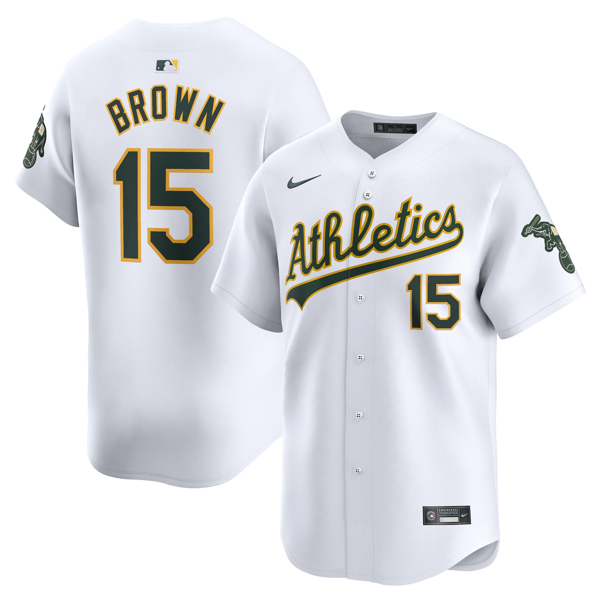 Seth Brown Oakland Athletics Home Limited Player Baseball Jersey - White
