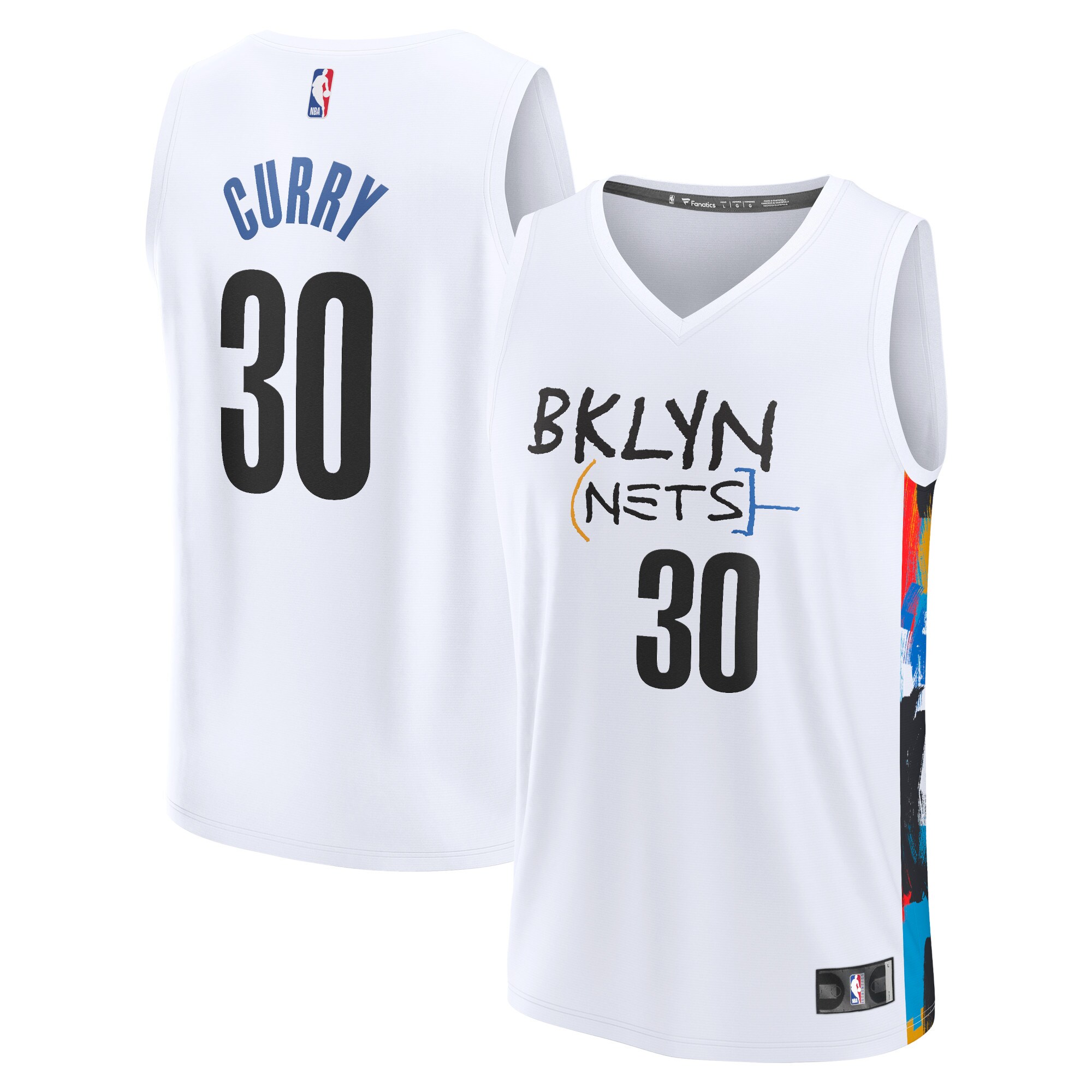 Seth Curry Brooklyn Nets Fanatics Fastbreak Basketball Jersey - City Edition - White