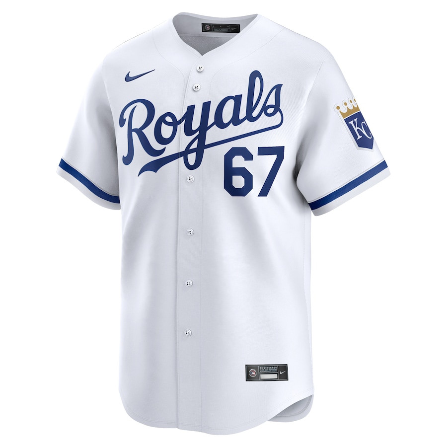 Alternative view of Seth Lugo 67 Kansas City Royals Home Limited Men Baseball Jersey - White 