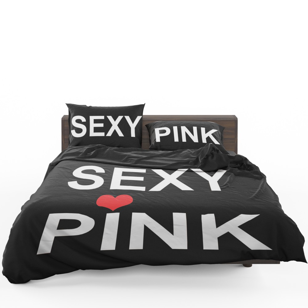 Alternative view of Sexy Pink Victoria's Secret Bedding Set - Custom Bedding Set