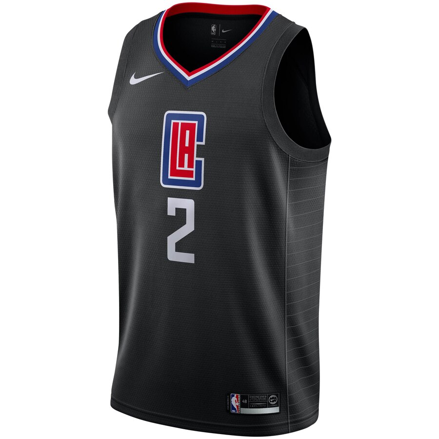 Alternative view of Shai Gilgeous-alexander La Clippers 2019/2020 Swingman Basketball Jersey - Statement Edition - Black