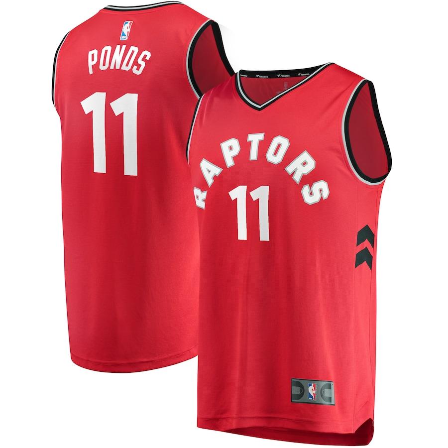 Shamorie Ponds Toronto Raptors Fanatics Branded Fast Break Player Basketball Jersey - Icon Edition - Red