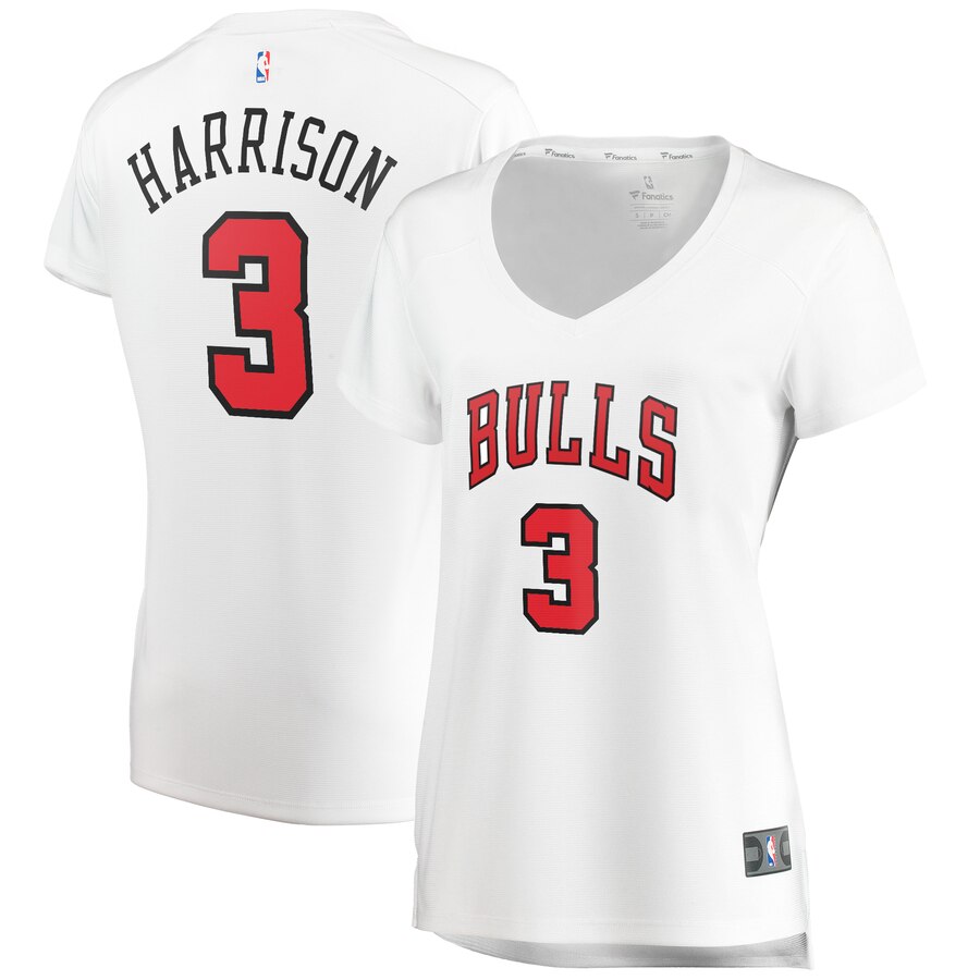 Shaquille Harrison Chicago Bulls Fanatics Branded Women's Fast Break Player Basketball Jersey - Association Edition - White