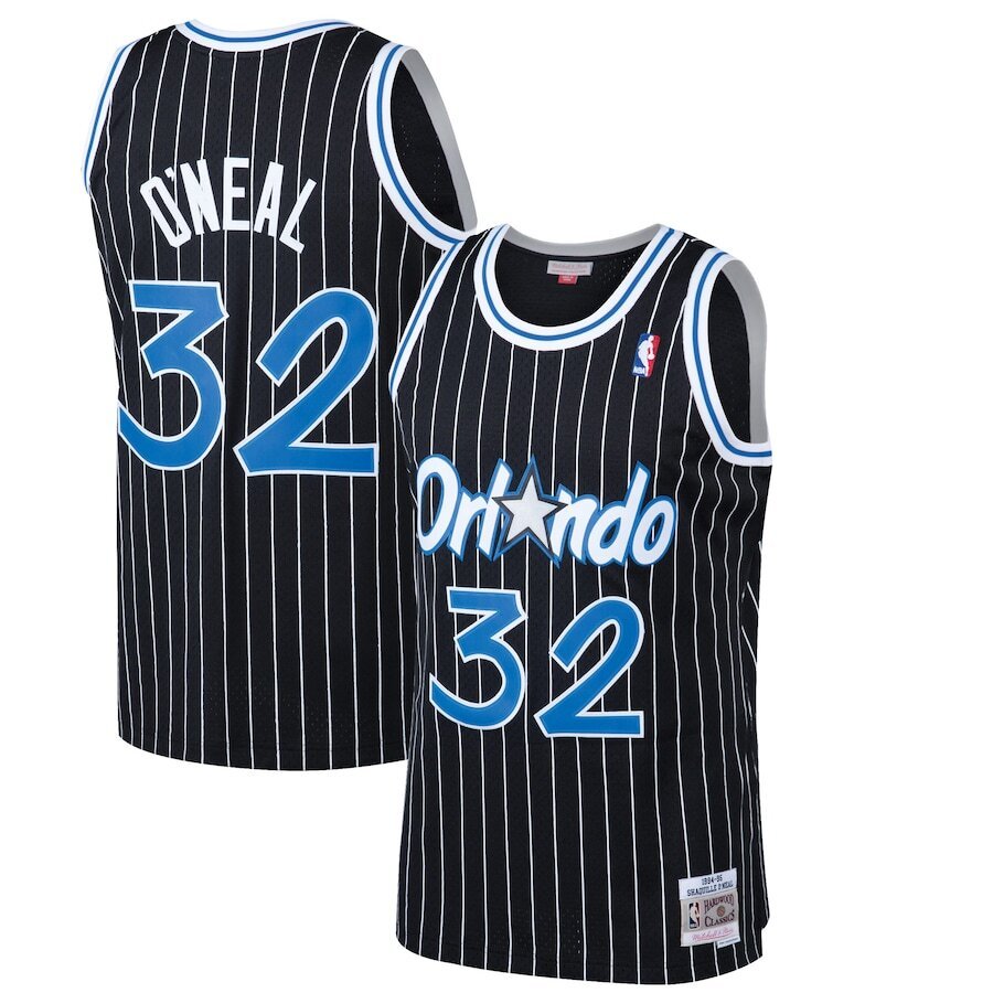 Shaquille O'neal Orlando Magic Mitchell & Ness 1994-95 Hardwood Classics Swingman Basketball Jersey - Black