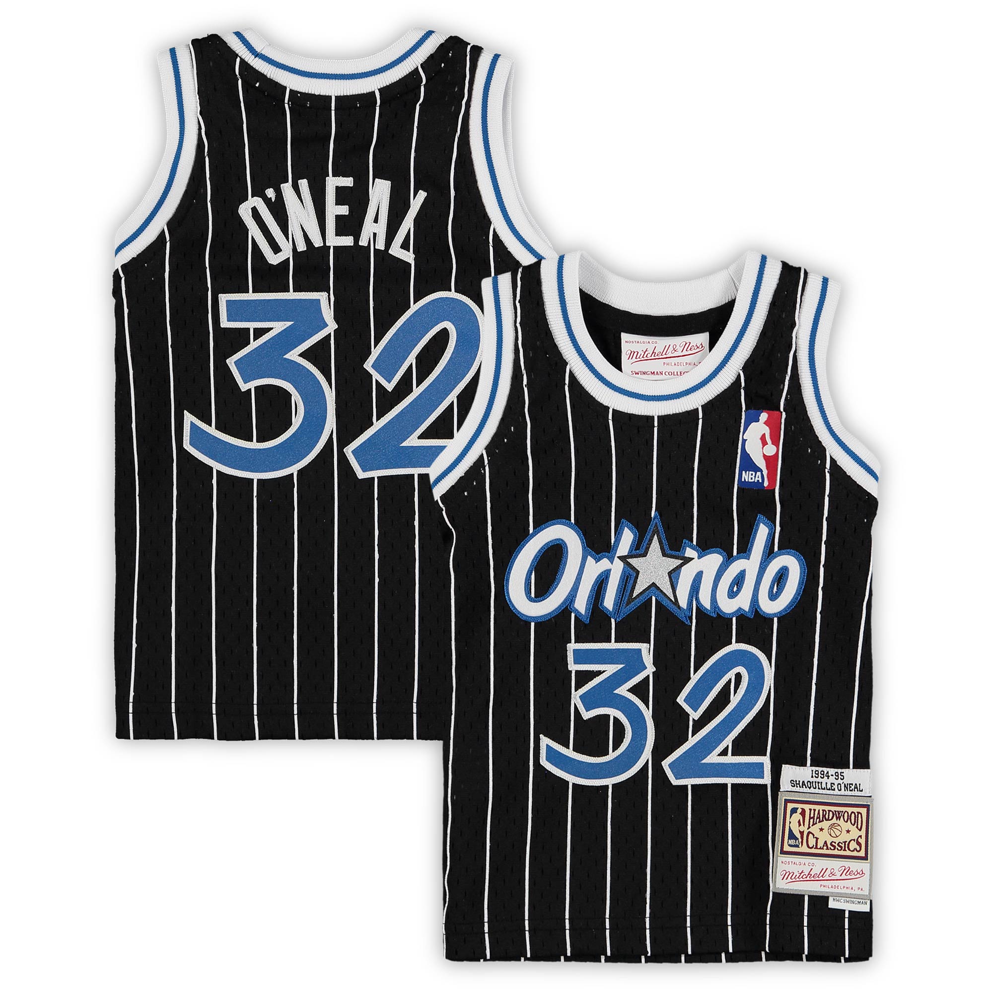 Shaquille O'neal Orlando Magic Mitchell & Ness Infant 1994/95 Hardwood Classics Retired Player Basketball Jersey - Black