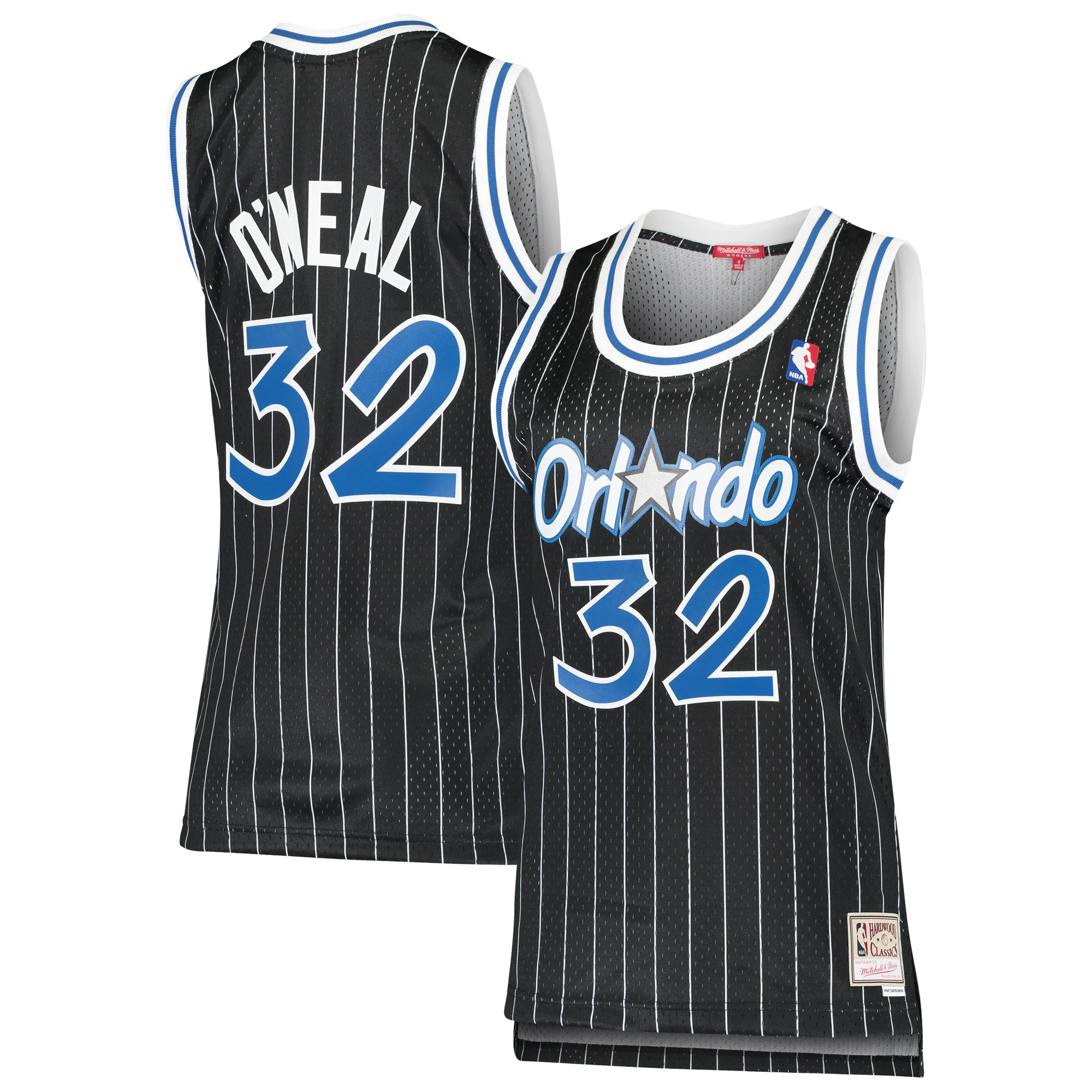 Shaquille O'neal Orlando Magic Mitchell & Ness Women's 1995-96 Hardwood Classics Swingman Basketball Jersey - Black