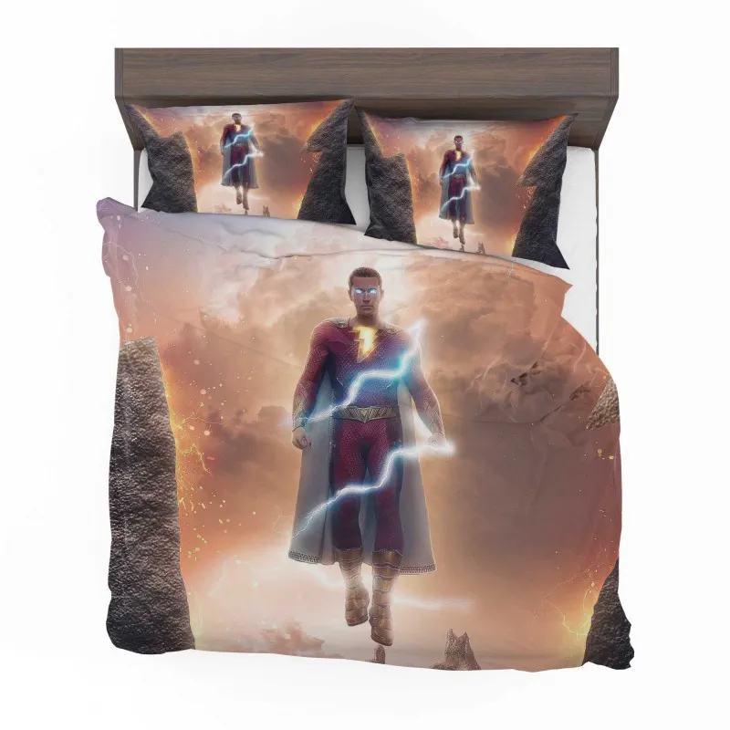 Alternative view of Shazam 2 The Wizards Challenge Bedding Set - Custom Bedding Set