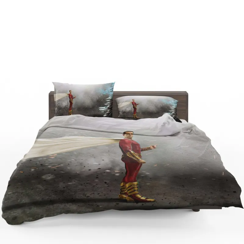 Shazam Fury Of The Gods DC Bedding Set - Custom Bedding Set
