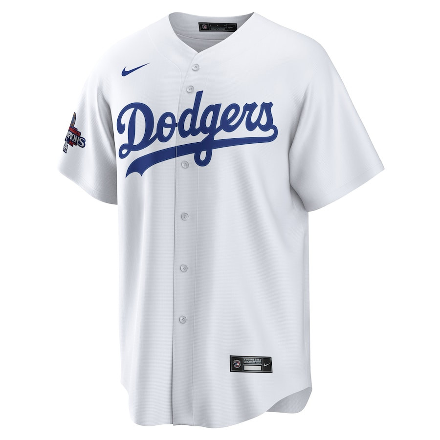 Alternative view of Shohei Ohtani 17 Los Angeles Dodgers 2024 World Series Champions Home Men Player Baseball Jersey - White 